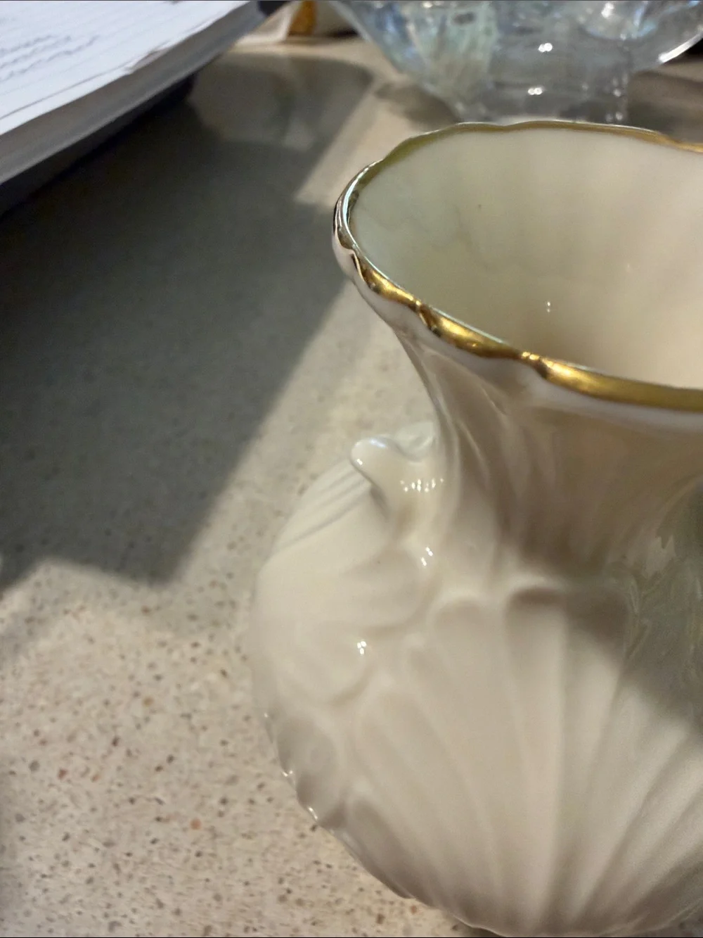 Vintage Lenox ivory bone China vase